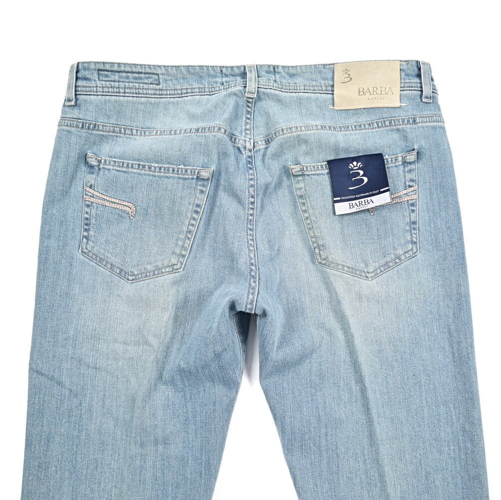 BARBA “FIVE” ストレッチデニム スリムジーンズ ライトブルー 34 | GUARDAROBA MILANO OFFICIAL STORE