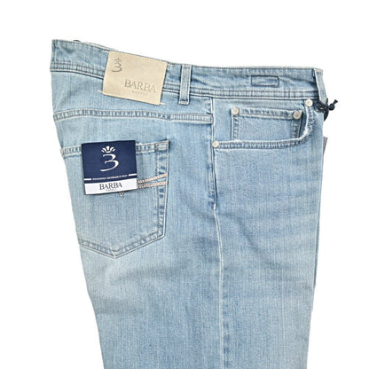 BARBA “FIVE” ストレッチデニム スリムジーンズ ライトブルー 34 | GUARDAROBA MILANO OFFICIAL STORE