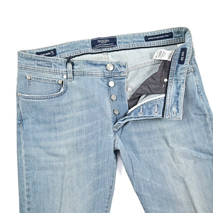 BARBA “FIVE” ストレッチデニム スリムジーンズ ライトブルー 34 | GUARDAROBA MILANO OFFICIAL STORE