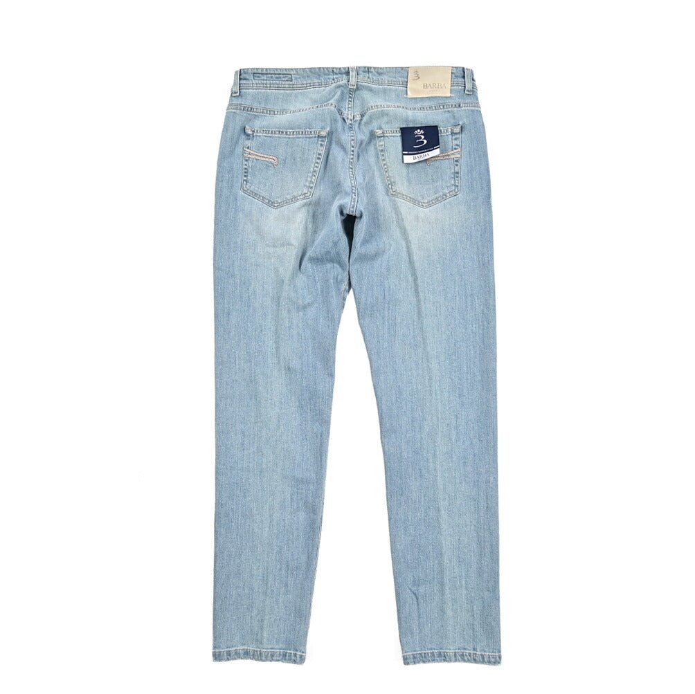 BARBA “FIVE” ストレッチデニム スリムジーンズ ライトブルー 34 | GUARDAROBA MILANO OFFICIAL STORE
