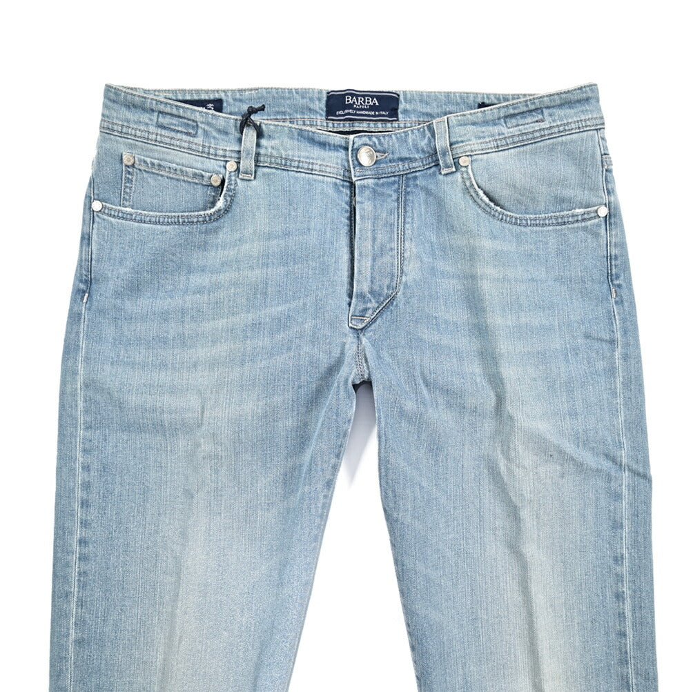 BARBA “FIVE” ストレッチデニム スリムジーンズ ライトブルー 34 | GUARDAROBA MILANO OFFICIAL STORE