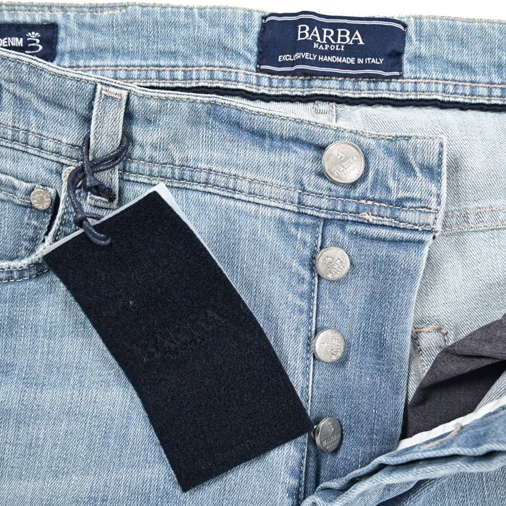 BARBA “FIVE” ストレッチデニム スリムジーンズ ライトブルー 34 | GUARDAROBA MILANO OFFICIAL STORE