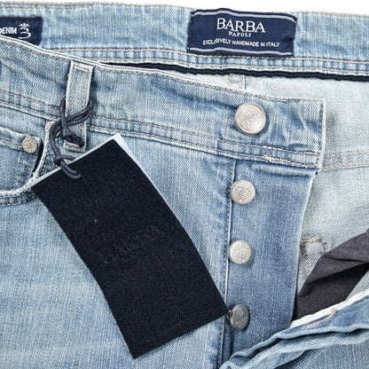 BARBA “FIVE” ストレッチデニム スリムジーンズ ライトブルー 34 | GUARDAROBA MILANO OFFICIAL STORE
