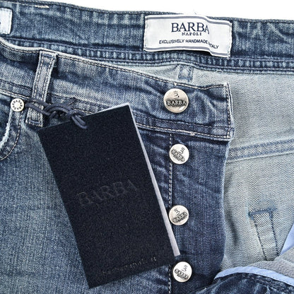 BARBA “FIVE” ストレッチデニム スリムジーンズ ブルー 40 | GUARDAROBA MILANO OFFICIAL STORE
