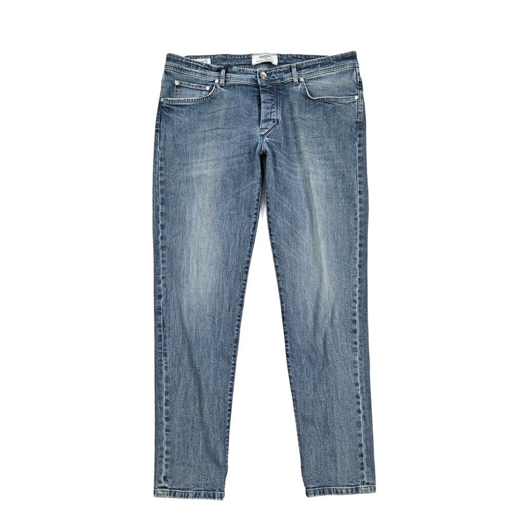 BARBA “FIVE” ストレッチデニム スリムジーンズ ブルー 40 | GUARDAROBA MILANO OFFICIAL STORE