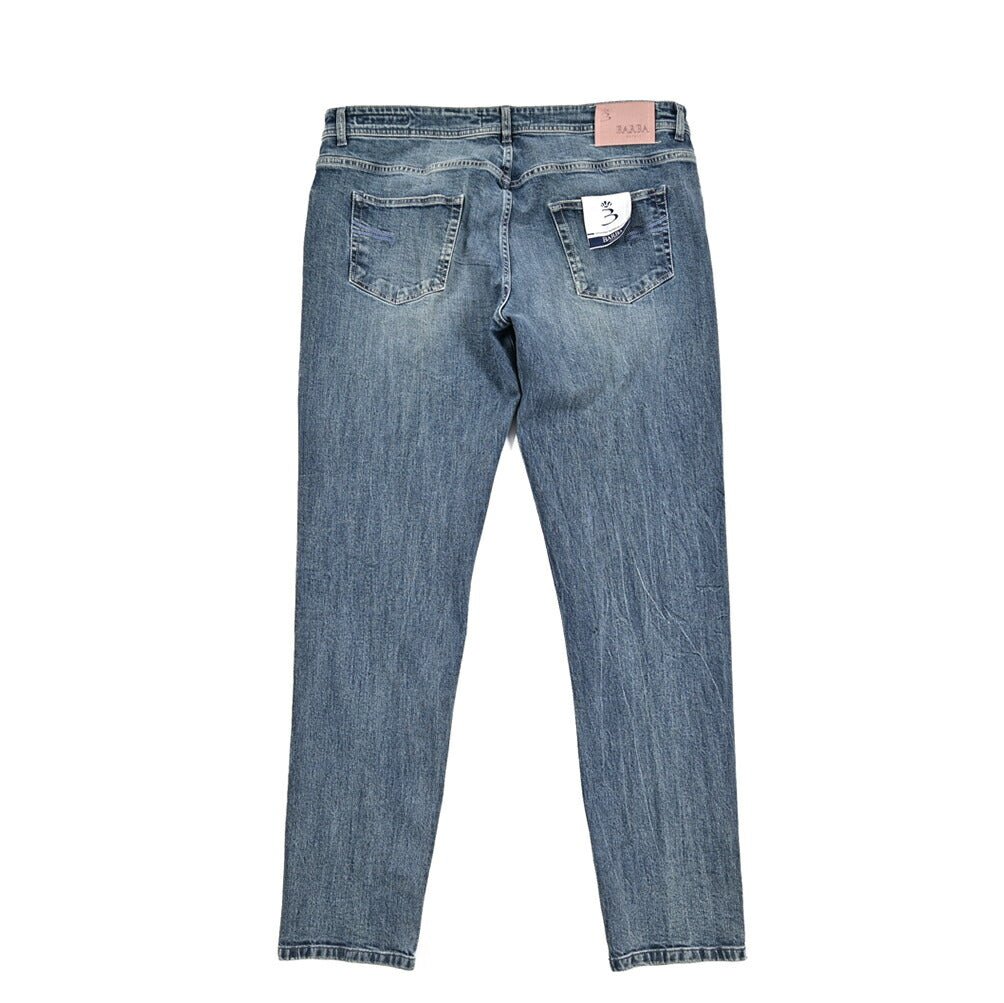 BARBA “FIVE” ストレッチデニム スリムジーンズ ブルー 40 | GUARDAROBA MILANO OFFICIAL STORE