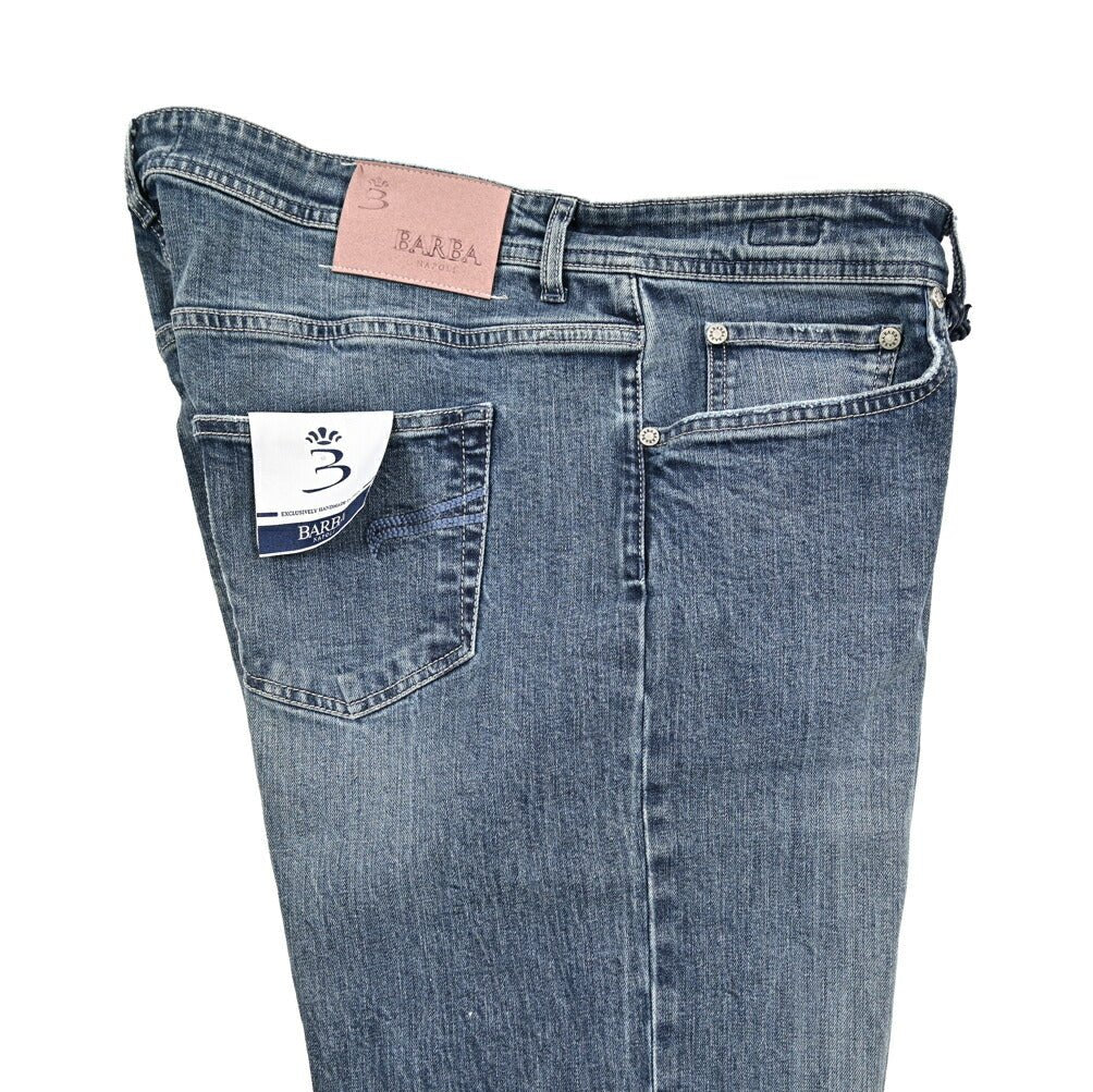 BARBA “FIVE” ストレッチデニム スリムジーンズ ブルー 40 | GUARDAROBA MILANO OFFICIAL STORE