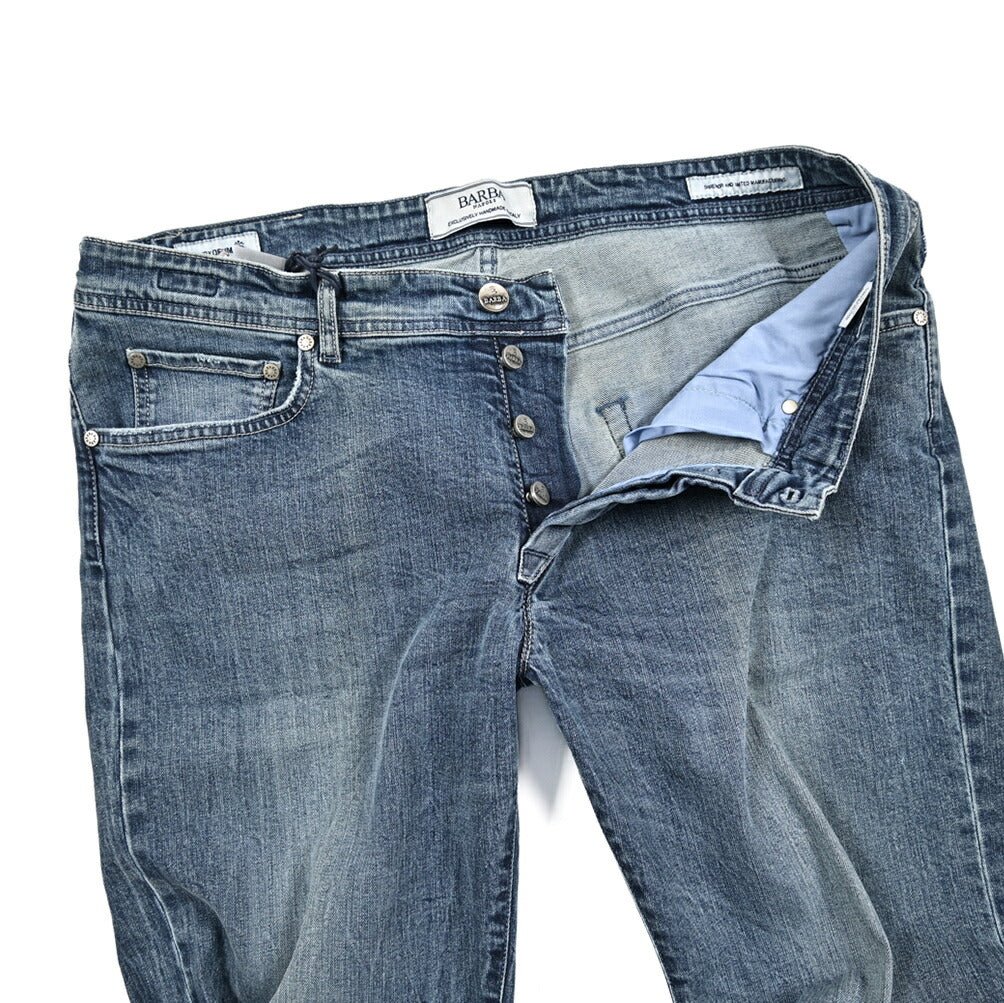 BARBA “FIVE” ストレッチデニム スリムジーンズ ブルー 40 | GUARDAROBA MILANO OFFICIAL STORE
