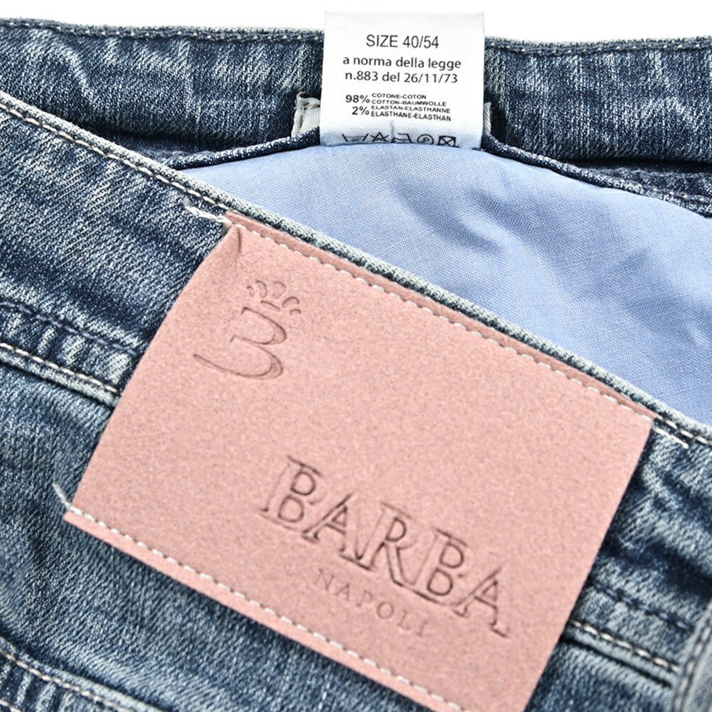 BARBA “FIVE” ストレッチデニム スリムジーンズ ブルー 40 | GUARDAROBA MILANO OFFICIAL STORE
