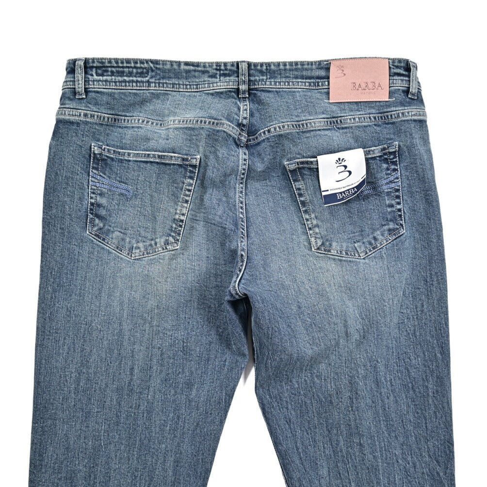BARBA “FIVE” ストレッチデニム スリムジーンズ ブルー 40 | GUARDAROBA MILANO OFFICIAL STORE
