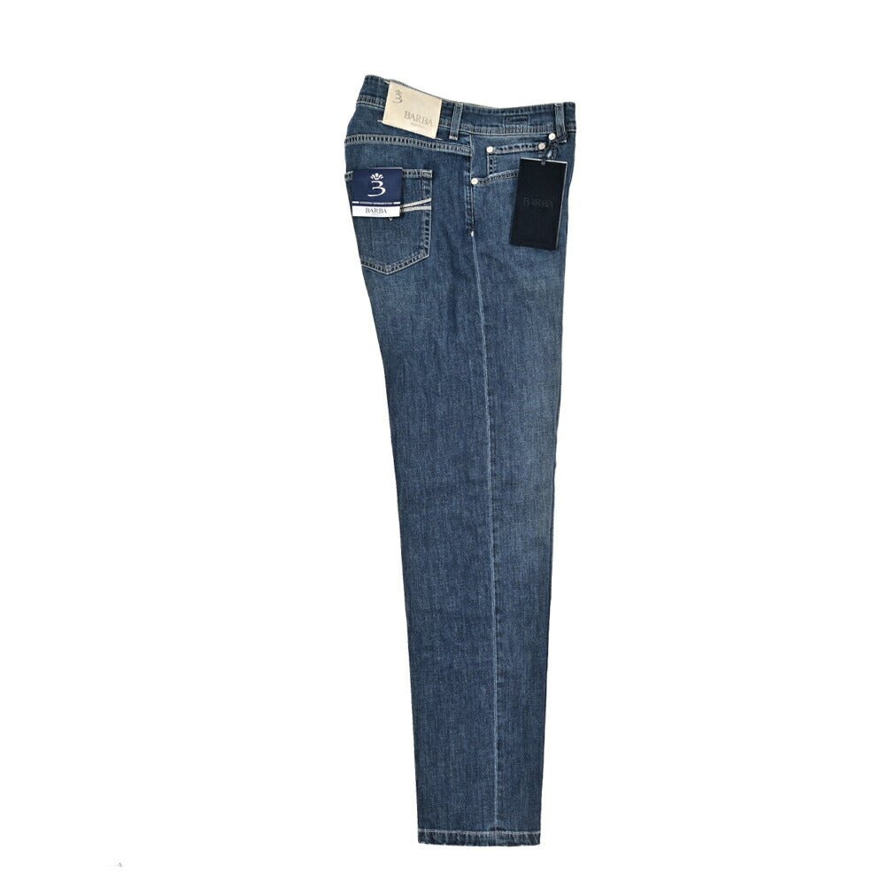 BARBA “FIVE” ストレッチデニム スリムジーンズ ブルー 35 | GUARDAROBA MILANO OFFICIAL STORE