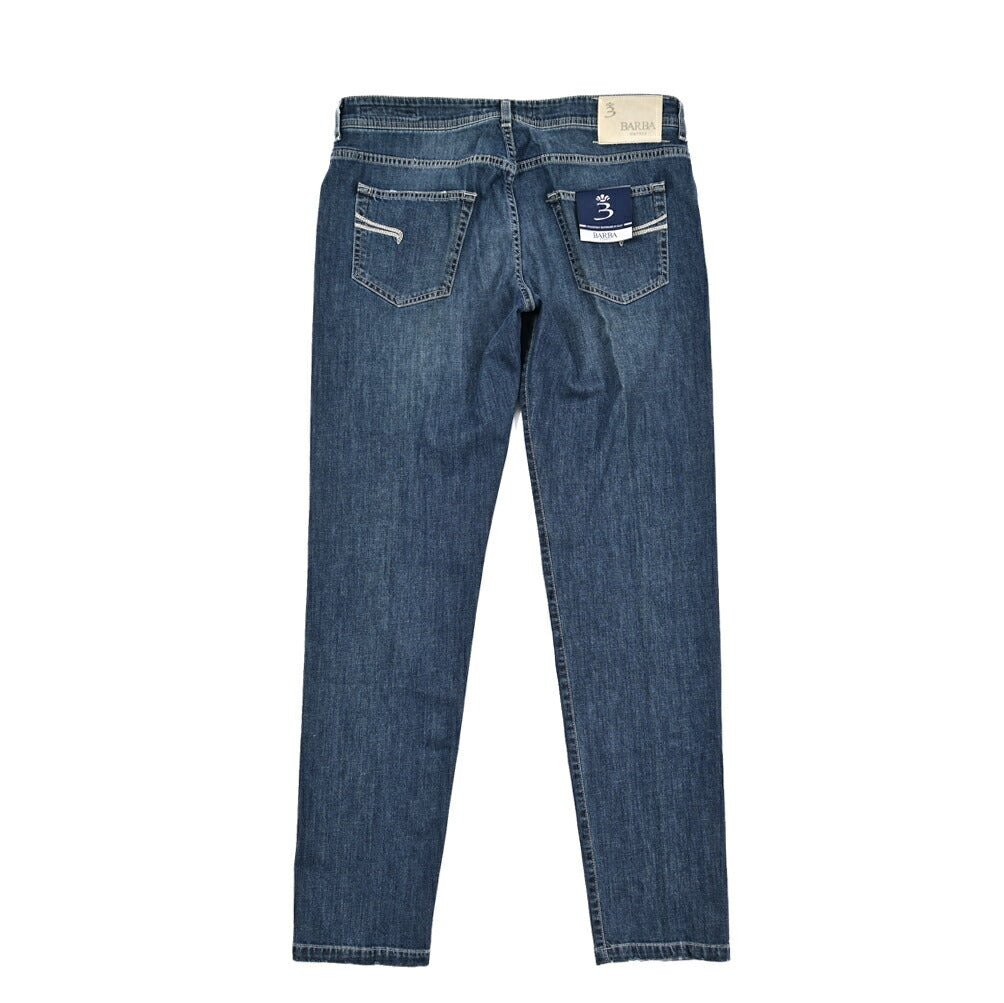 BARBA “FIVE” ストレッチデニム スリムジーンズ ブルー 35 | GUARDAROBA MILANO OFFICIAL STORE