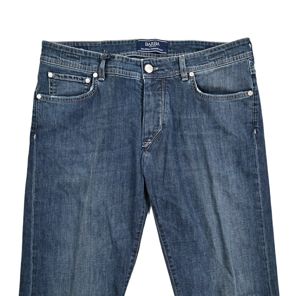 BARBA “FIVE” ストレッチデニム スリムジーンズ ブルー 35 | GUARDAROBA MILANO OFFICIAL STORE