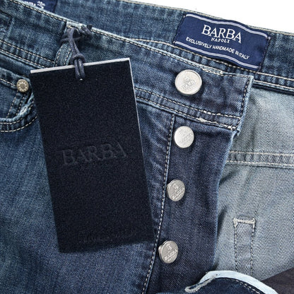 BARBA “FIVE” ストレッチデニム スリムジーンズ ブルー 35 | GUARDAROBA MILANO OFFICIAL STORE