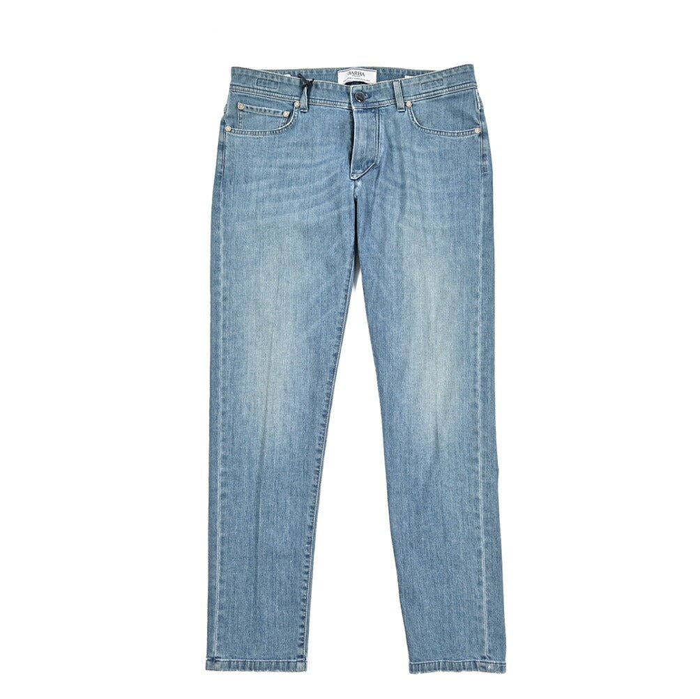 BARBA “FIVE” ストレッチデニム スリムジーンズ ライトブルー 34 | GUARDAROBA MILANO OFFICIAL STORE