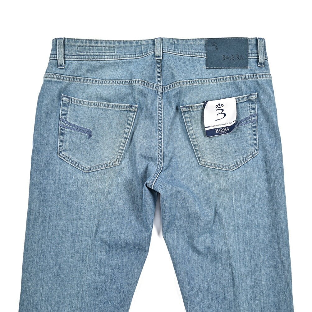 BARBA “FIVE” ストレッチデニム スリムジーンズ ライトブルー 34 | GUARDAROBA MILANO OFFICIAL STORE