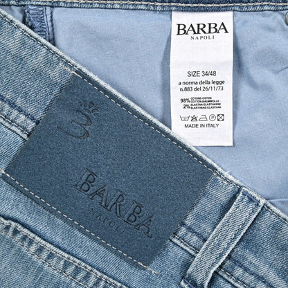 BARBA “FIVE” ストレッチデニム スリムジーンズ ライトブルー 34 | GUARDAROBA MILANO OFFICIAL STORE