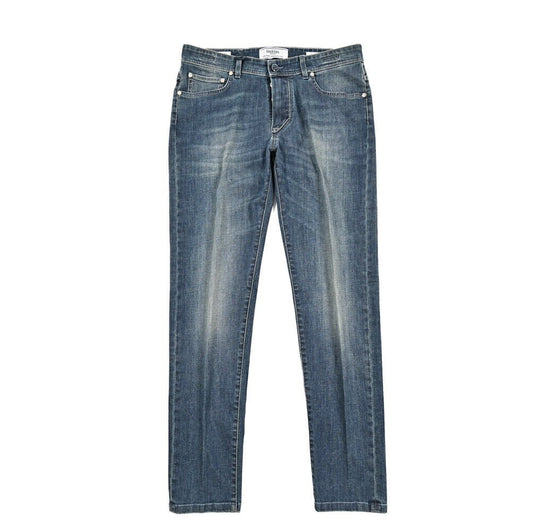 BARBA “FIVE” ストレッチデニム スリムジーンズ ブルー 34 | GUARDAROBA MILANO OFFICIAL STORE