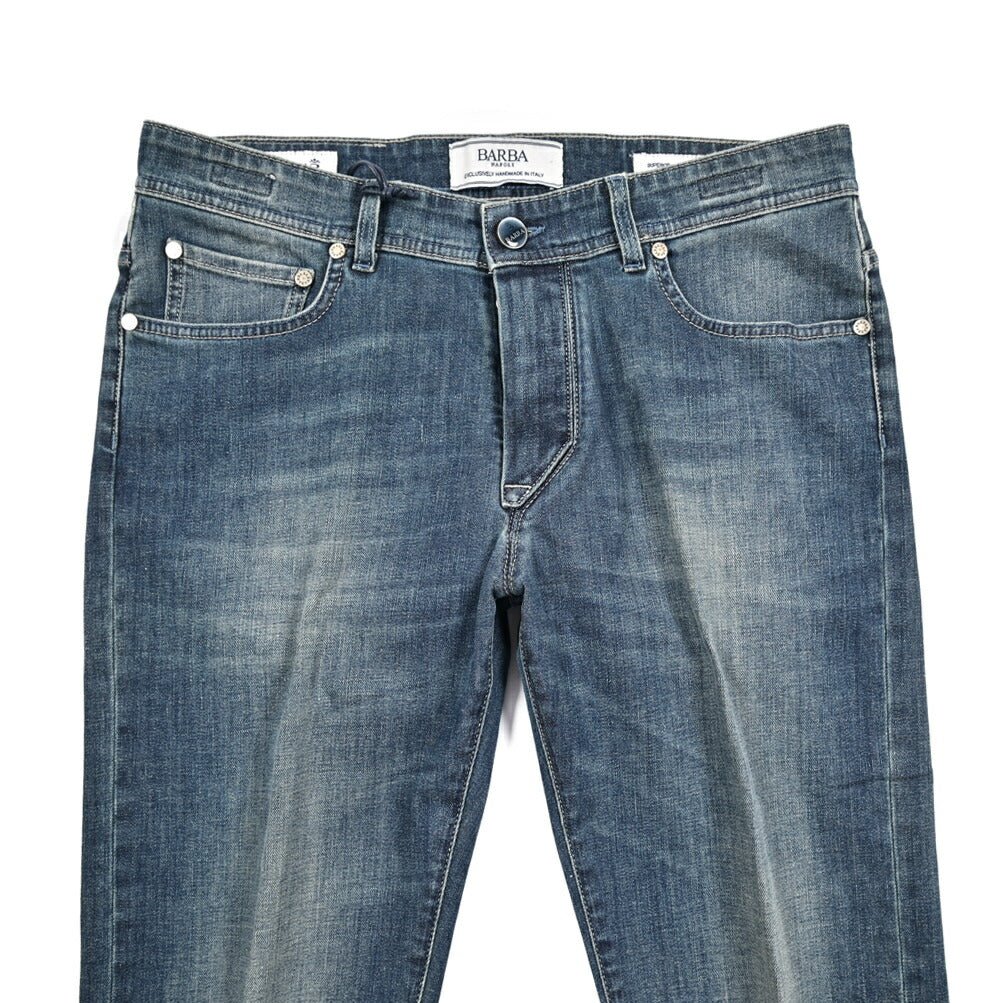 BARBA “FIVE” ストレッチデニム スリムジーンズ ブルー 34 | GUARDAROBA MILANO OFFICIAL STORE