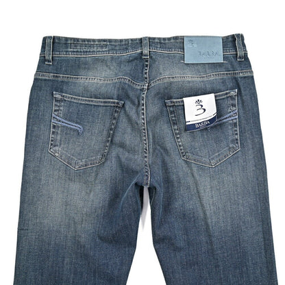 BARBA “FIVE” ストレッチデニム スリムジーンズ ブルー 34 | GUARDAROBA MILANO OFFICIAL STORE