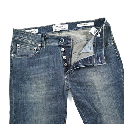 BARBA “FIVE” ストレッチデニム スリムジーンズ ブルー 34 | GUARDAROBA MILANO OFFICIAL STORE