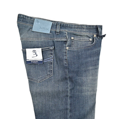 BARBA “FIVE” ストレッチデニム スリムジーンズ ブルー 34 | GUARDAROBA MILANO OFFICIAL STORE