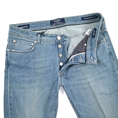 BARBA “FIVE” ストレッチデニム スリムジーンズ ブルー 34 | GUARDAROBA MILANO OFFICIAL STORE