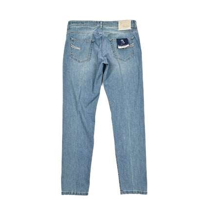 BARBA “FIVE” ストレッチデニム スリムジーンズ ブルー 34 | GUARDAROBA MILANO OFFICIAL STORE