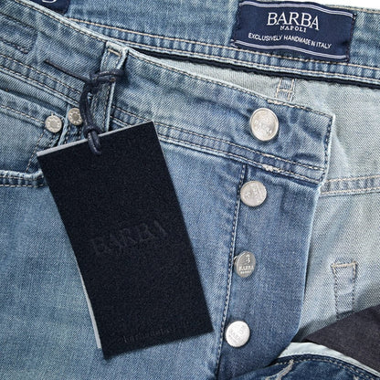 BARBA “FIVE” ストレッチデニム スリムジーンズ ブルー 34 | GUARDAROBA MILANO OFFICIAL STORE