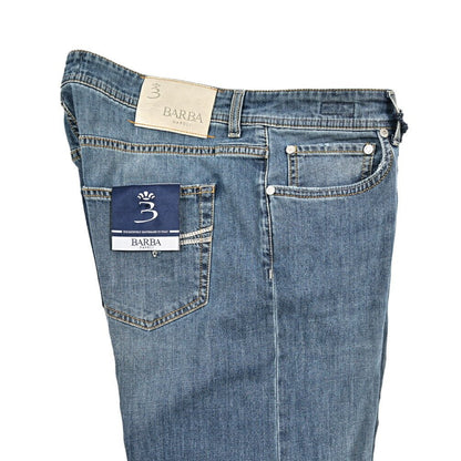 BARBA “FIVE” ストレッチデニム スリムジーンズ ブルー 34 | GUARDAROBA MILANO OFFICIAL STORE