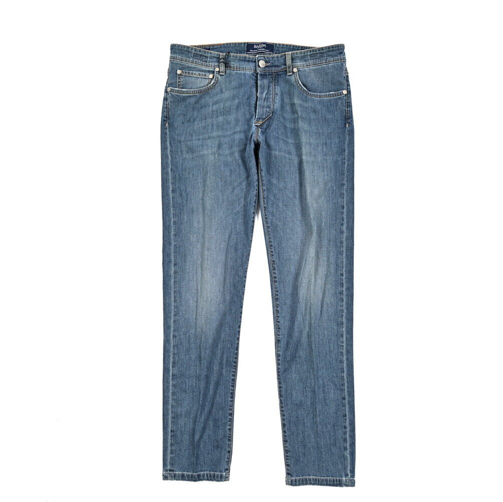 BARBA “FIVE” ストレッチデニム スリムジーンズ ブルー 34 | GUARDAROBA MILANO OFFICIAL STORE