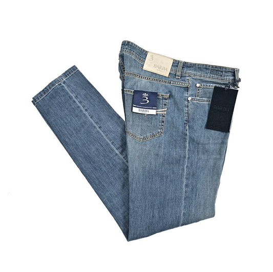 BARBA “FIVE” ストレッチデニム スリムジーンズ ブルー 34 | GUARDAROBA MILANO OFFICIAL STORE