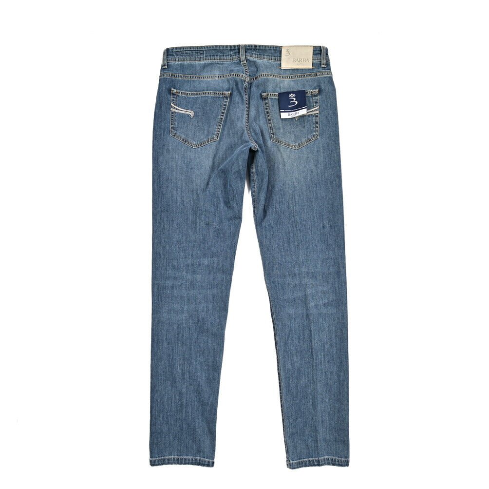 BARBA “FIVE” ストレッチデニム スリムジーンズ ブルー 34 | GUARDAROBA MILANO OFFICIAL STORE
