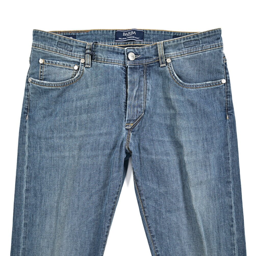 BARBA “FIVE” ストレッチデニム スリムジーンズ ブルー 34 | GUARDAROBA MILANO OFFICIAL STORE