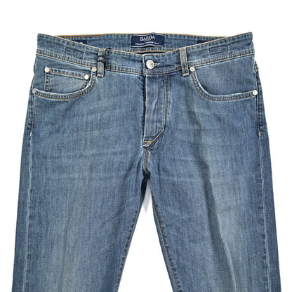 BARBA “FIVE” ストレッチデニム スリムジーンズ ブルー 34 | GUARDAROBA MILANO OFFICIAL STORE