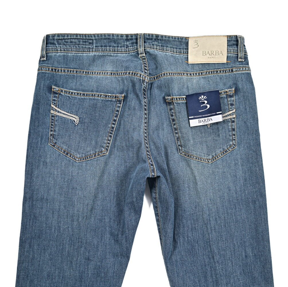BARBA “FIVE” ストレッチデニム スリムジーンズ ブルー 34 | GUARDAROBA MILANO OFFICIAL STORE