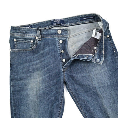 BARBA “FIVE” ストレッチデニム スリムジーンズ ブルー 35 | GUARDAROBA MILANO OFFICIAL STORE