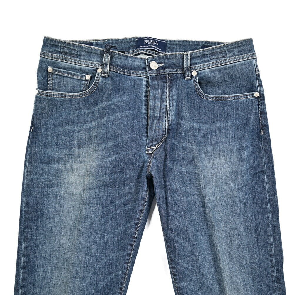 BARBA “FIVE” ストレッチデニム スリムジーンズ ブルー 35 | GUARDAROBA MILANO OFFICIAL STORE