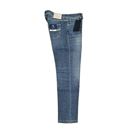 BARBA “FIVE” ストレッチデニム スリムジーンズ ブルー 35 | GUARDAROBA MILANO OFFICIAL STORE