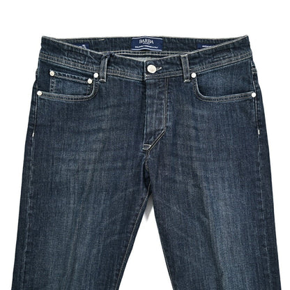 BARBA “FIVE” ストレッチデニム スリムジーンズ ネイビー 34 | GUARDAROBA MILANO OFFICIAL STORE