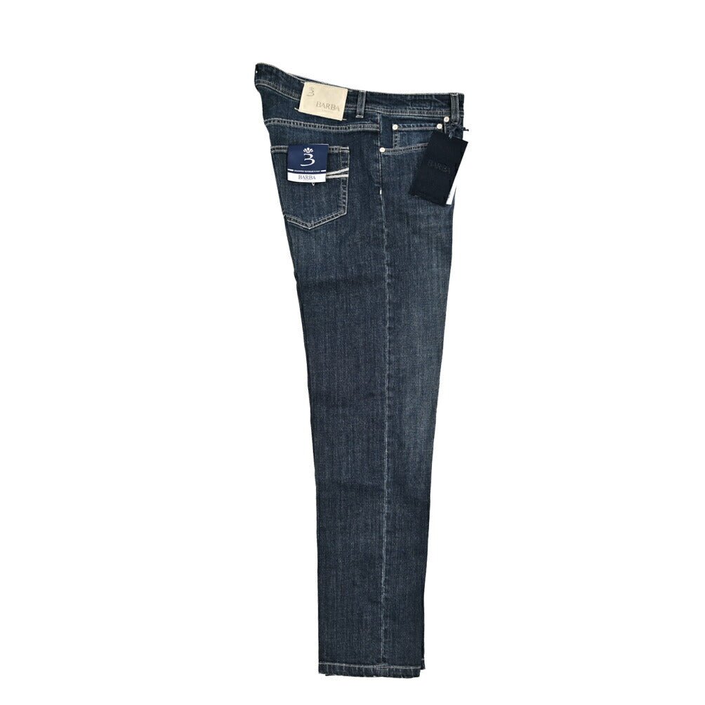 BARBA “FIVE” ストレッチデニム スリムジーンズ ネイビー 34 | GUARDAROBA MILANO OFFICIAL STORE