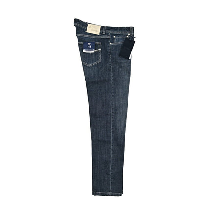 BARBA “FIVE” ストレッチデニム スリムジーンズ ネイビー 34 | GUARDAROBA MILANO OFFICIAL STORE