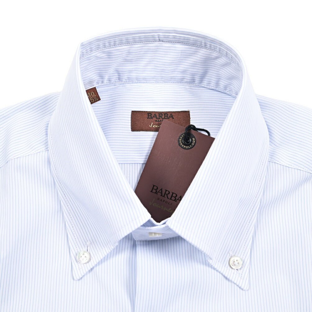 BARBA JOURNEY コットン100% ボタンダウンシャツ｜435743｜GUARDAROBA MILANO OFFICIAL STORE
