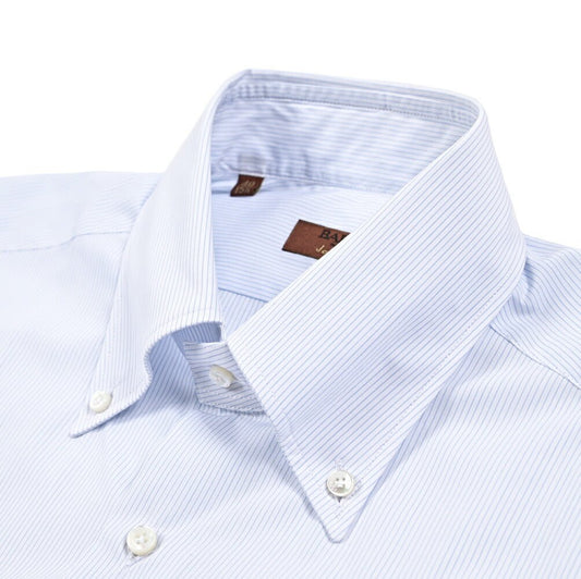 BARBA JOURNEY コットン100% ボタンダウンシャツ｜435743｜GUARDAROBA MILANO OFFICIAL STORE