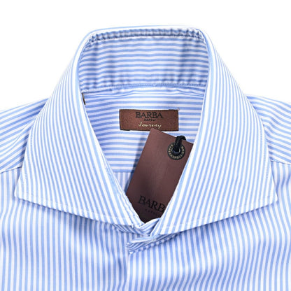 BARBA JOURNEY コットン100% ホリゾンタルカラーシャツ｜435749｜GUARDAROBA MILANO OFFICIAL STORE
