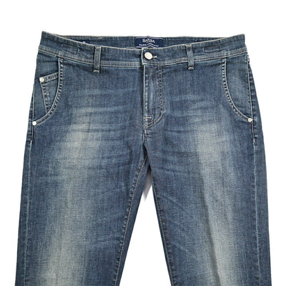 BARBA “MASON” ストレッチデニム スリムジーンズ / デニスラ ブルー 35 | GUARDAROBA MILANO OFFICIAL STORE