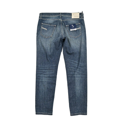 BARBA “MASON” ストレッチデニム スリムジーンズ / デニスラ ブルー 35 | GUARDAROBA MILANO OFFICIAL STORE