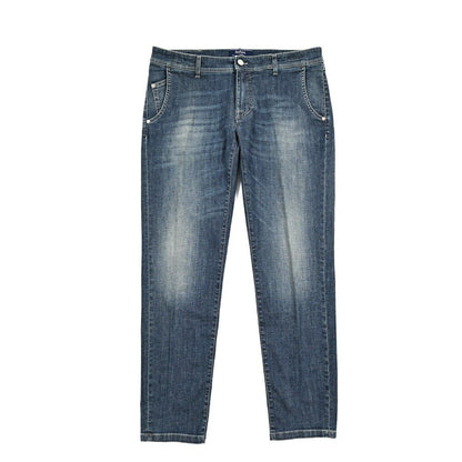 BARBA “MASON” ストレッチデニム スリムジーンズ / デニスラ ブルー 35 | GUARDAROBA MILANO OFFICIAL STORE