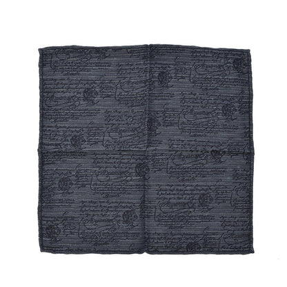 BERLUTI マルベリーシルク100% スクリット柄ポケットチーフ｜421383｜GUARDAROBA MILANO OFFICIAL STORE