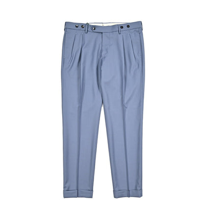 BERWICH "BARBER" ウール100% ツータックスラックス｜425472 - 50｜GUARDAROBA MILANO OFFICIAL STORE